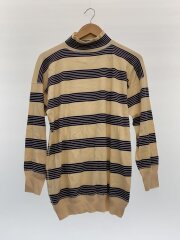 画像：ニット・セーター(薄手)/40/コットン/CRM/ボーダー/ミルモネック