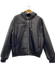 画像：レザージャケット・ブルゾン/M/フェイクレザー/BLK