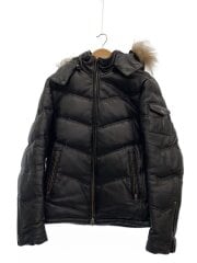 画像：ダウンジャケット/4/羊革/BLK/240705J/ファー付き