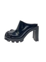 画像：D-HAMMER/ミュールサンダル/22.5cm/BLK/フェイクレザー//