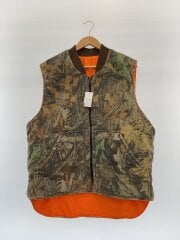 画像：ベスト/L/コットン/KHK/カモフラ/blizzard pruf/リアルツリー