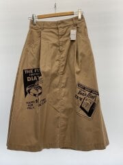 画像：ロングスカート/M/コットン/BEG/01172AK02