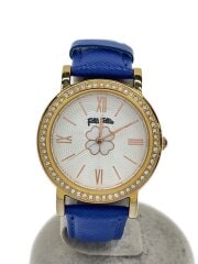 画像：クォーツ腕時計/アナログ/--/WHT/BLU//