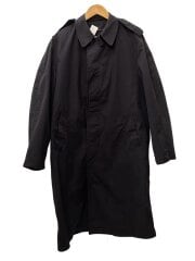 画像：80s/オールウェザーコート/ライナー欠品/ステンカラーコート/38/コットン/BLK/無地