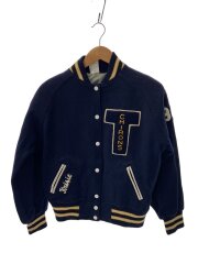 画像：80s/USA製/CHーRONS/スタジャン/38/ウール/NVY/無地//