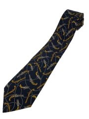 画像：ネクタイ/シルク/BLK/総柄/メンズ