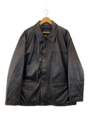 画像：Johns and sons/レザージャケット・ブルゾン/--/レザー/BLK//