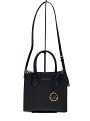 画像：MERCER MD MESSENGER LEATHER /ショルダーバッグ/レザー/BLK/35S1GM9M2L