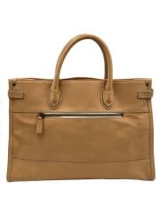 画像：底面、内側汚れ有/トートバッグ/レザー/BEG/135418