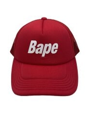 画像：BAPE/メッシュキャップ/FREE/RED/メンズ/001CPJ751001M