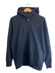 画像：REAVIEW FULL ZIP HOODIE_リアビューフルジップフーディ/L/コットン/BLK