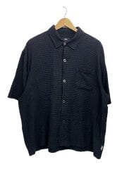 画像：Flat Bottom Crinkled/L/ポリエステル/BLK/無地/1110324