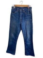 画像：80年製/ボタン裏8/オレンジタブ/ブーツカットパンツ/--/コットン/IDG/無地