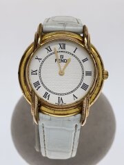 画像：クォーツ腕時計/アナログ/WHT/350Jベルト社外