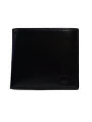 画像：2つ折り財布/レザー/BLK/無地/メンズ