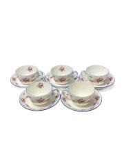 画像：カップ&ソーサー/5点セット/WHT