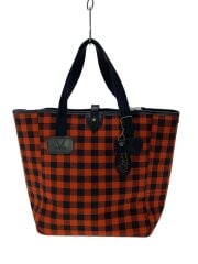 画像：トートバッグ/ウール/RED/チェック/21wbbl
