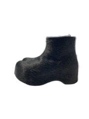 画像：FUR ANKLE BOOTS/ブーツ/38/BLK/ハラコ/TCMS011304