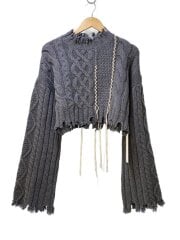 画像：24AW/ニット・セーター(厚手)/36/ウール/GRY/24A81005
