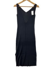 画像：CUPRO RIB DRESS//FREE/キュプラ/BLK/CF005KH025//