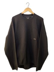 画像：ENRIDE WAFFLE CREW_エンライドワッフルクルー/XL/ポリエステル/BLK