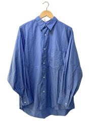 画像：Broad L/S Oversized Regular/長袖シャツ/FREE/コットン/BLU/GM203-5011