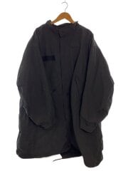 画像：22AW/ライナー付きモッズコート/XL/ナイロン/BLK/無地/22AW-003CO