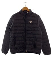 画像：LIGHT WEIGHT DOWN JACKET/M/ナイロン/BLK/無地/001GDF201014X