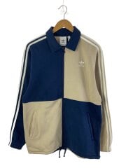 画像：M FLEECE JKT/ジャージ/L/コットン/NVY/IL4667