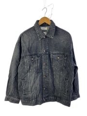 画像：後ろタックロングGジャン/one/コットン/GRY/09WFJ244069