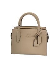 画像：ハンドバッグ/レザー/IVO/無地