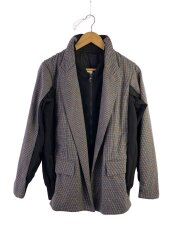 画像：ドッキングジャケット/38/ポリエステル/GRY/千鳥格子/81303S-2