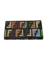 画像：長財布/--/BLK/総柄/レディース