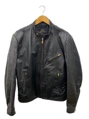 画像：シングルライダースジャケット/40/レザー/BLK