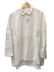 画像：HANRO/長袖シャツ/S/リネン/WHT/無地