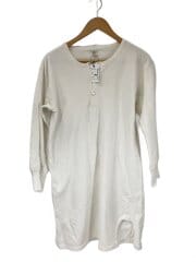 画像：60s～80s/ヘンリーネックワンピース/6/コットン/WHT