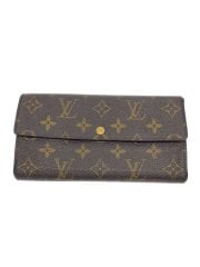 画像：3)ポシェット・ポルト・モネ・クレディ_モノグラム・キャンバス/PVC/BRW/メンズ