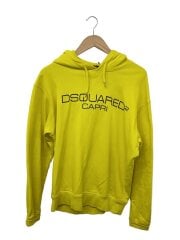 画像：ロゴプリントパーカー/M/コットン/YLW/プリント/S74GU0409