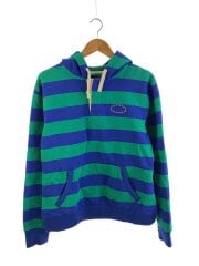 画像：パーカー/L/コットン/GRN/ボーダー