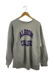 画像：80S/REVERSE WEAVE/カレッジロゴ/USA製/破れ/スウェット/XXL/コットン/GRY