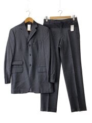 画像：セットアップ/38/ウール/GRY/ストライプ