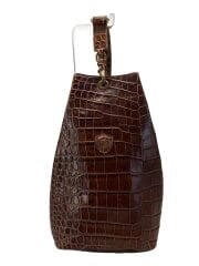 画像：ショルダーバッグ/レザー/BRW/10-93