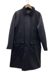 画像：コート/M/ポリエステル/BLK/千鳥格子/1225-699-9316/リバーシブル