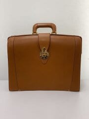 画像：ダレスバッグ/レザー/CML/無地/ビジネスバッグ/