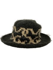 画像：ニットキャップ/ニットバケットハット/--/アクリル/GRY/総柄/メンズ/1321125