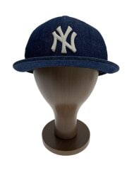 画像：キャップ/7 1/4/コットン/NVY/メンズ