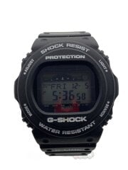 画像：ソーラー腕時計・G-SHOCK/デジタル/ラバー/BLK/BLK