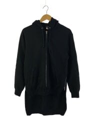 画像：ジップパーカー/S/コットン/BLK/PG-T030