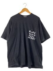 画像：Tシャツ/M/コットン/BLK/1k-t101//