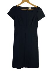 画像：半袖ワンピース/40/ポリエステル/NVY/無地/24529-APSAN58